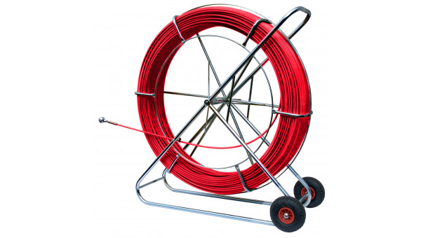 Nastro Di Ritiro Sonda Passacavi Cavo Da 30m Estrattore Cavo In Fibra Di Vetro Resistente Alla Flessione 4mm Sonda Tiracavi Con 5 Adattatori Con Custodia In Plastica E Impugnatura Per Cavi Elettrici