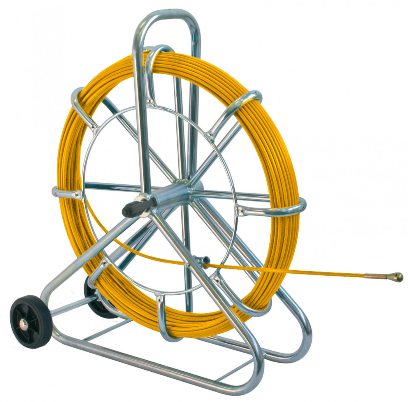 Sonda Passacavi 6MMX130M Canna Da Pesca Per Bacchette Con Nastro In Fibra Di Vetro Estrattore A Fune P 010765463634 - Foto 4